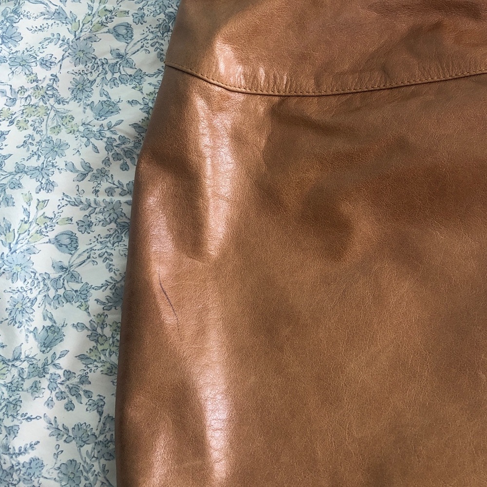 Gap 100% Leather Skirt - Picture 6 of 7